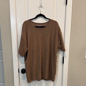 Good American Brown Short Sleeve Tee